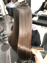 メルティカラーベージュ☆髪質改善トリートメント☆ツヤ髪ロング