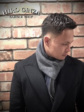 ヒロギンザバーバーショップ 神楽坂店(HIRO GINZA BARBER SHOP) ビジネスマン必見!漢のフェードスタイル