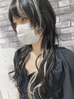 リアイス(Re:ICE) ホワイトコントラストフェザーロングウルフ