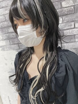 リアイス(Re:ICE) ホワイトコントラストフェザーロングウルフ