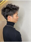 メンズフェザーパーマ