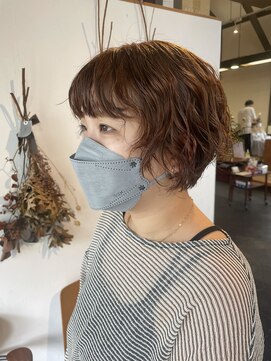 ニコ(nico) [ケアパーマ剤使用] ショートパーマスタイル