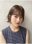 外はねニュアンスボブ