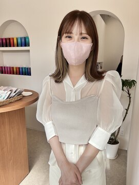 アメリ(Amelie) アメリ女子のインナーカラー♪