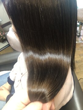 アンケア(an care) うるツヤ★髪質改善ストレート＋オリジナルオーガニックカラー