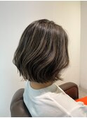 【地毛ハイライト】×大人ボブ