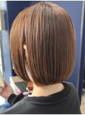 手ぐしで朝ラク!内巻きショートボブ