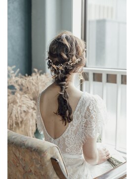 プロム(plom) 【佐藤担当】ウェディング編み下ろしアレンジ