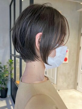 エリマ 武蔵小杉(elima) 大人ショートボブヘア切りっぱなしボブ丸みショートヘア30代★