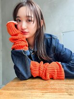 メーヴェ(Mowen) mowen×切りっぱなし×グレージュ