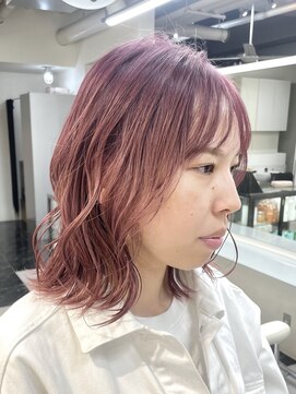 テテ(TETE) ピンクベージュ/ピンクカラー/ボブレイヤー