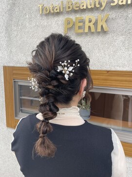 パーク(PERK) ふわふわ編み下ろし♪