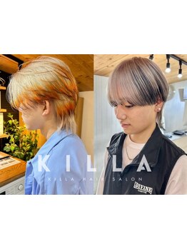 １ランク上のメンズカット×デザインカラーを提案*[原宿/ハイトーン/ブリーチダブルカラー/インナーカラー]