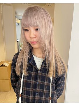 ニコフクオカヘアーメイク(NIKO Fukuoka Hair Make) 《NIKO》憧れハイトーンカラー×レイヤーカット天神大名