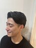 【当店人気No. 1】理容室定番メニュー　カット＋シェービング＋眉毛カット