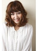 【+ONE 自由が丘】しっかりウェーブが可愛い大人ミディアム☆