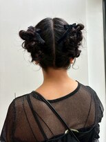 ブクレット(Bouclettes)&nbsp;心斎橋　ヘアアレンジ/お団ツイン/編み込み