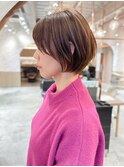 ☆ミニウルフレイヤーカット顔周り前髪韓国ショートボブ錦糸町27