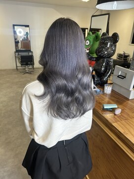 ナンバー(number+) ブリーチカラーシルバーグレージュ