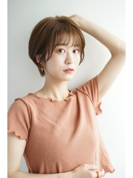 ルフュージュ バイ プロデュース 相模大野店(Refuge by Produce) くびれショート/マロンベージュ