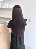 髪質改善トリートメント/暖色カラー/カシスレッドカラー