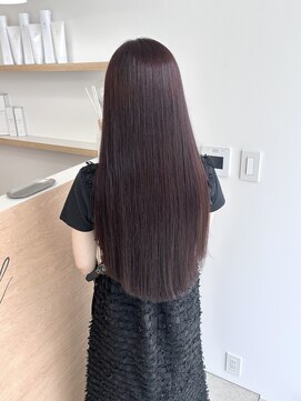 パール(Pearl) 髪質改善トリートメント/暖色カラー/カシスレッドカラー