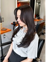 レブ 三条河原町(Reb,) レイヤー/水光肌カラーレイヤーカット/顔周りカット