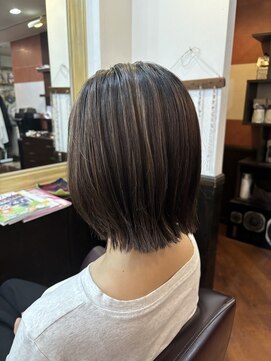 シャンプーボーイアネックス(SHAMPOO BOY Annex) 大人可愛いボブ20代30代40代セミロング◎長崎/佐世保