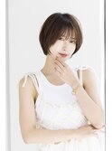 【Totia福島】大人ショートボブ×チョコレートブラウン