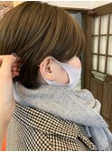 秋色◎大人美髪!デザインカラー×小顔ショート