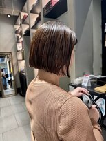 ニュートン(NEWTON)&nbsp;【REONA】ドライヤーで収まるくせ毛さんのボブ