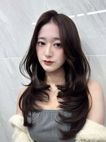 ウィクシー(wixy)&nbsp;透明感ミルクチョコレートカラー×レイヤーカット