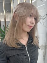 エトワール(ETOILE)&nbsp;ミルクティーベージュ/グレージュ/レイヤーカット/ブリーチ