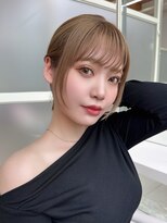 エイミーバイアフロートザガーデン 浦和店(amie by afloat the garden)&nbsp;結んでかわいいセミロング × ミルクティーベージュ【浦和】