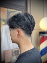 レオヘアワークス(LEO HAIR WORKS) ニュアンスパーマ フェードカット 新潟床屋 メンズサロン
