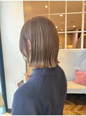 切りっぱなしボブ