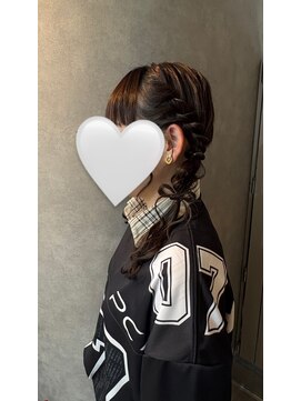 ラパニエ 博多(La panier) 編み込みリボンツイン