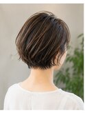 丸みショートボブ