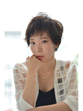 エス ヘアメイク スペース(es hair make space) くせ毛風クールショート