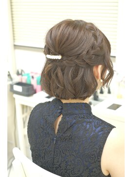 リサ 恵比寿(risa.) 編み込みハーフ