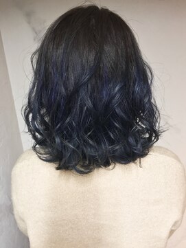 ヘアスタジオニコ(hair studio nico...) ハイライトバレイヤージュ シルバーアッシュ