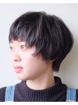 ルプラ ガーデン(le-pla garden) マッシュショート#黒髪#耳掛けショート#豊橋#豊川#田原#ボブ