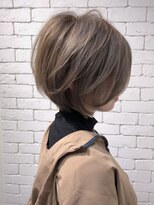 クロックレス (CLOCKLESS)&nbsp;ミルクティーグレージュ　×　グラボブ