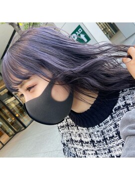 アジールヘア 東上野店(agir hair) ブルーラベンダーカラー【上野/東上野】