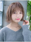 外はねショートボブ