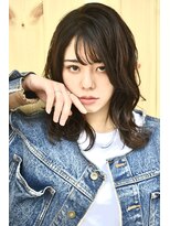 ブゾン(buZon)&nbsp;【buZonブゾン高田馬場】サイドパートくせ毛風ウエーブ