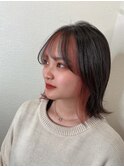 ピンキーフェイスラインカラー