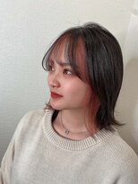 リンドヘアー(Lindo hair) ピンキーフェイスラインカラー