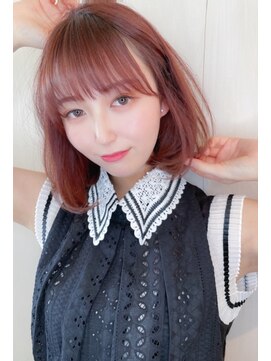 アナザヘアー なんば 高島屋前店(ANAZA hair) メルティカラー大人可愛い20代30代40代前下がりショートボブ