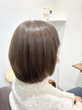 ヘアー グリーン(hair green) まとまりのある丸みボブ30代40代50代【髪質改善/白髪ぼかし】